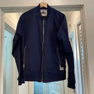 Men’s Large Navy Blue Penfield Bomber Jacket